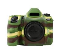 Camera Case Bag Soft Silicone Camouflage Green Shockproof Armor Skin Body Cover Protector for Nikon D780 DSLR camera