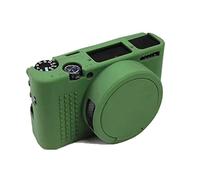 Camera Case Bag Soft Silicone Green Shockproof Armor Skin Body Cover Protector for Sony Cyber-shot DSC-RX100 VII camera