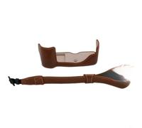 Camera Case Base for Olympus E-P7 PU Leather Protective(light brown)