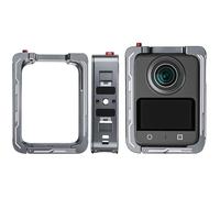 Camera Case Cage for DJI OSMO 360, Aluminum Alloy Protective Housing Case with Horizontal & Vertical Quick Release Interface, 1/4" Threads Port, Cold Shoe Mount, Rabbit Cage Metal Frame