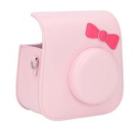 Camera Case for Mini SE 7 Plus, Cute Instant Camera Protective Case with Adjustable Shoulder Straps, Portable PU Leather Camera Bag for Travel