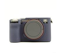 Camera Case for Sony A7CII/A7CR, Silicone Protective Cover with Anti-Slip Shockproof Design, Available in Multiple Colours(deep blue)