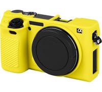 Camera Case for Sony Alpha A6100 A6300 A6400, Soft Silicone Protective Cover Housing Rubber Body Skin for Sony Alpha A6100 A6300 A6400 ILCE-6100 ILCE-6300 ILCE-6400 Digital SLR Camera Bag Yellow