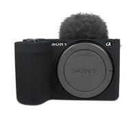Camera Case For Sony ZV-E10 II, Easy Hood Soft Silicone Travel Carrying Case ZVE10 II Protective Cover Body Skin DSLR Camera Sleeve (Black)