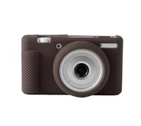 Camera Case Protector in Silicone for Sony ZV1F, ZV1 II, ZV1M2, Ensures Full Protection Against Drops and Scratches (Brown)
