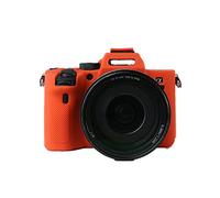 Camera Case Soft Silicone Orange Armor Skin Body Cover Protector for Sony Alpha a7R IV Mirrorless Digital Camera