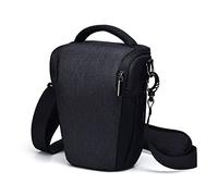 Camera Case Travel Waterproof Shockproof Shoulder Bag Waist Bag for Nikon D3500, D3400, D3300, D3200 DSLR Camera, Black (BG99)
