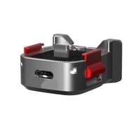 Camera Charging Mount Adapter with 1 / 4Inch Threaded Hole | Two-Prong Interface, Charging While the Camera Mounted, Desktop Tripod Filming Setups