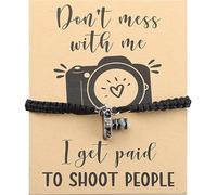 Camera Charm Bracelet - Photographer & Camera Lover Gift, 7-11, alloy, alloy