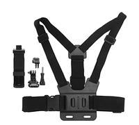 Camera Chest Strap Holder,145° Adjustable Phone Clip Holder with Chest Strap Fixation Bracket for Sport Camera Mobile Phone 6cm/2.4in to 10cm/3.9in