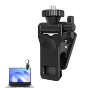 Camera Clamp Mount - Selfie Light Replacement Clip, Secure Holder | Adjustable 1 4 Thread Connector Phone Bracket for Streaming Recording Broadcasting Content Production