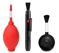Camera Cleaning Kit, Electronics Cleaning Tools & Accessories Include Air Blower Pump, Lens Cleaner Pen and Dust Blower Cleaner with Brush for DSLR VCR DC Camera Lenses Telescope Filters Cleaning