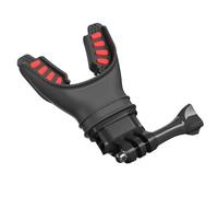 Camera Clip for Backpack,Camera Bag Clip - Multi-Angle Lightweight Silicone Mouthpiece for Snorkeling Live Streaming Sports Recording Overhead Filming Rock Climbing Surfing