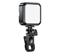 Camera Clip LED Light - Compact Fill Source, Adjustable Brightness Levels, USB Rechargeable Clip-On Design for Video Calls and Content Creation | Home Office Meetings, Streaming Setups, Portable