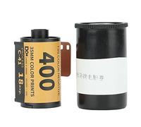 Camera Color Film 35mm Fine Grain Wide Exposure Latitude High Resolution HD Color Negative Film for 135 Cameras Low Light Fast Action Photography Plastic 4.7x2.3cm (18 Sheet)