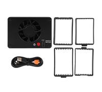 Camera Cooling Fan Semiconductor Radiator Low Noise 2 Speed Adjustable Efficient Cooling for A7M4 ZVE1 A6700 A7C2 A7S3 ZVE10 ZV1 A7C FX30 R5 R6 R7 70D XT4 Aluminum Alloy Casing