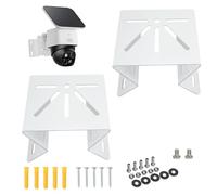 Camera Corner Mount Compatible with Eufy SoloCam S340, SoloCam E30, SoloCam E42, Eufy 4G LTE Cam S330, PTZ Camera, 270°View on Both Sides of Exterior Wall, Stainless Steel (2 PCS)
