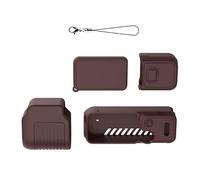 Camera Cover Set Compatible with Pocket 4, BRDRC Silicone Lens Screen Body Sleeve for Handheld Camera Use Storage Case Grip Shell
