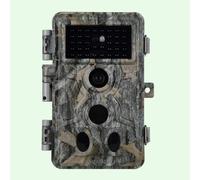 Caméra de Chasse 64MP 1296P 940nm IR Camera Chasse Infrarouge Vision Nocturne, 0,1s Vitesse de Dclenchement Caméra de Jeu IP66 Étanche |A262 Cendre de Bois Flotté