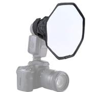 Camera Diffuser - Speedlight Soft Box | Octagonal Flash | for Nikon Speedlight Vinita Sun Pack Nissin Pentax Olympus | Soft Light and Detail Boost Cover for Most Cameras