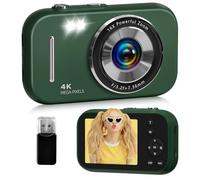 Camera Digital, FHD 4K 48MP Portable Camera with Anti Shake, 16X Zoom, Digital Camera for Teens with Beauty, 32GB Card, 21 Filters, Best for Kid Children Teen Student Girl Boy