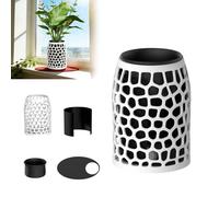 Camera Disguise Vase Compatible with Ring Indoor Cam (2nd Gen) | Conceals Security Cameras | Home Decor with Discreet Cable Opening(Plant Not Included)