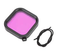 Camera Dive Kit, Camera Nd Filter with Lanyard Black Waterproof Camera Protective Housing for Underwater Photography (Purple)