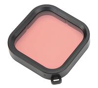 Camera Dive Kit, Camera Nd Filter with Lanyard Black Waterproof Camera Protective Housing for Underwater Photography (Pink)