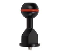 Camera Diving Ball Head with Secure - Loosening Nut | 1/4 Screw Adapter for Underwater Photography | Lightweight Aluminum Alloy for Diving/Swimming/Action Cameras