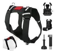 Camera Dog Harness | Soft Adjustable Dog Harness Vest - Small Animal Accessories, Safety Bracket With Mounting Base For Small Medium Large Puppies