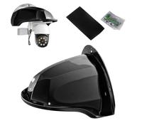Camera Dome Rain Shield - Waterproof Sunproof Cover Roof Protection Outdoor Security Equipment | Weatherproof Heavy Duty Shelter with Quick Mount for