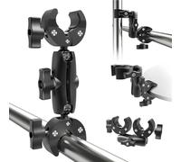 Camera Double Clamp, Double Clamp Magic Arm, Camera Double Clamp, Camera Clamp Mount, Camera Clamp Bicycle Mount, Super Clamp for GoPro Light Tripod Reflector Bicycle Motorcycle Handlebar Selfie