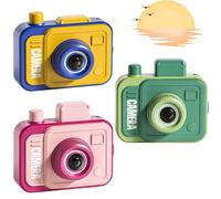 Camera Double Prank Water Gun, 2026 New Camera Water Gun, Reverse & Forward Splash Battle, Pranks Battle Waters Cameras Fight, Novelty Game for Parties & Summer Fun (Green/Yellow/Pink*3)