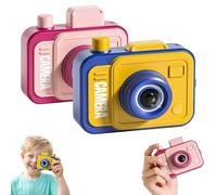 Camera Double Prank Water Gun, Reverse & Forward Splash Battle, Pranks Battle Waters Camera Fight, Novelty Prank Two-Way Camera Water Gun for Family Outdoor Water Fighting Games (Yellow+Pink)