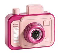 Camera Double Prank Water Gun, Reverse & Forward Splash Battle, Two-Way Squirt Gun Shoots Backwards, Novelty Water Pistol for Pool Party & Summer Outdoor Games (Pink)