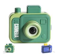 Camera Double Prank Water Sprayer, Two Way Spray Camera Water Shooter Toy, Reverse Backward Splash & Forward Squirt Blaster, Mini Camera Prank Toy for Party Beach Pool Summer Gag Game (#Green)