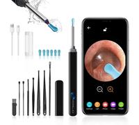 Camera Ear Wax Remover，Black Otoscope Pick for iOS/Android