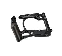 Camera Expansion Frame for ZR Photography in Aluminum Alloy Having Wood Handle Multiple Screw Holes and Cold Shoe Mount Tripod Mount