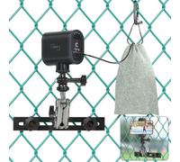 Camera Fence Mount,Cell Phone Net Chain Link Fence Adjustable Holder for Recording Softball/Baseball/Tennis Games,Compatible with Gopro /Insta360 /Mevo Start/AKASO/DJ Pocket3/ iPhone