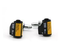 Camera Film Roll Cufflinks for Men, Novelty Film Cuff Links, Photographer Themed Cufflinks for Camera Lovers