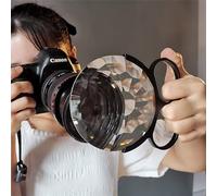 Camera Filter 100MM Handheld Kaleidoscope Special Effects Filter Photography Video SLR Camera Lens Accessories Colorful Prism