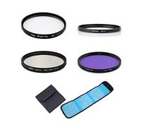 Camera Filter Bundle Set 3 In 1 UV CPL FLD Filter with Adapter ring Filter Pouch For Canon PowerShot SX520 HS, SX530 HS, SX540 HS camera