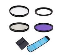Camera Filter Bundle Set 3 In 1 UV CPL FLD Filter with Adapter Ring For Sony ZV-1 Camera