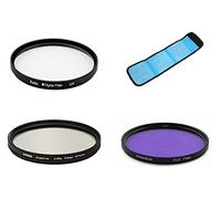 Camera Filter Bundle Set 3 In 1 UV CPL FLD Filter with Filter Pouch For Nikon NIKKOR Z 85mm f/1.2 S Lens with Nikon Z5, Z6, Z6 II camera