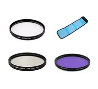 Camera Filter Bundle Set 3 In 1 UV CPL FLD Filter with Filter Pouch For Nikon Z50II Camera With NIKKOR Z DX 16-50mm f/3.5-6.3 VR Lens