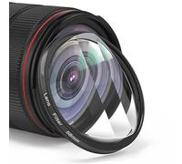 Camera Filter Kaleidoscope Special Effect Photography Accessories SLR Lens Prism (Size : Add 77mm Adapter, Color : 58mm Two Half)