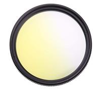 Camera Filters 49/52/55/58/62/67/72/77/82mm Ultra Slim Frame Full Grey Pink Green Blue Red Brown Color Filter For DSLR SLR Camera Lens(49mm,Gradual Yellow)