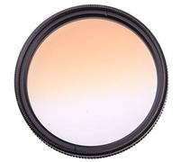 Camera Filters 49/52/55/58/62/67/72/77/82mm Ultra Slim Frame Full Grey Pink Green Blue Red Brown Color Filter For DSLR SLR Camera Lens(49mm,Gradual Brown)