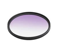 Camera Filters, Camera Lens Filters 30 37 40.5 43 46 49 52 55 58 62 67 72 77 82 MM Circle Graduated Gradual Gradient Color Lens Filter For Camera(49mm,Grad Purple)
