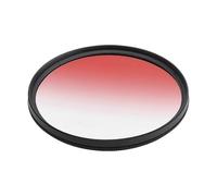 Camera Filters, Camera Lens Filters 30 37 40.5 43 46 49 52 55 58 62 67 72 77 82 MM Circle Graduated Gradual Gradient Color Lens Filter For Camera(40.5mm,Grad Red)